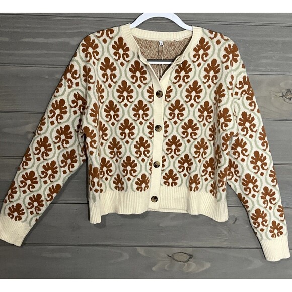 Unbranded Sweaters - Womens Boutique Sweater Cardigan NWT Medium Cozy Soft Preppy Winter